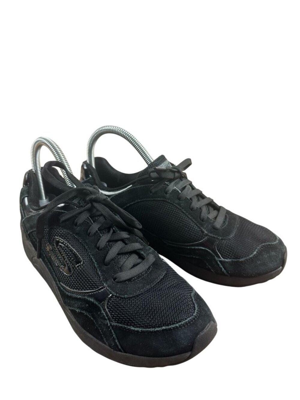 Skechers Size 9 Relaxed Fit Air-Cooled Memory Foam Athletic Sneakers Black